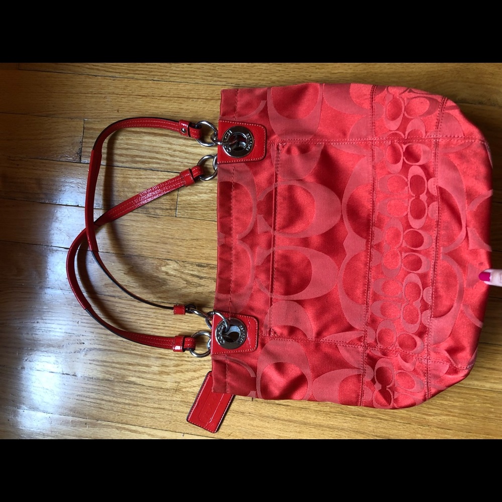 Coach Bag. Deep lots of storage